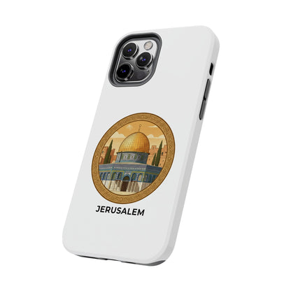 Jerusalem Dome Tough Phone Case — Golden Dome of the Rock Illustration