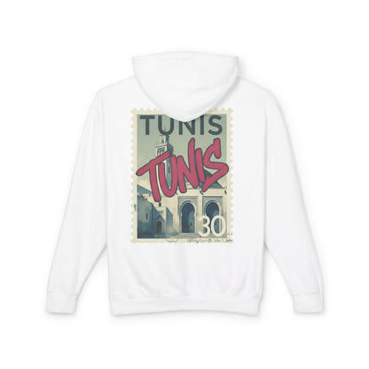 Tunis Vintage Stamp Hooded Sweatshirt