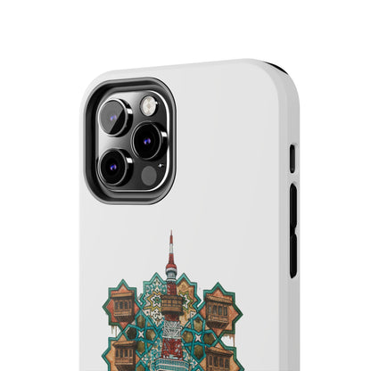 Coque de téléphone résistante — Illustration fusion Bagdad x Tokyo