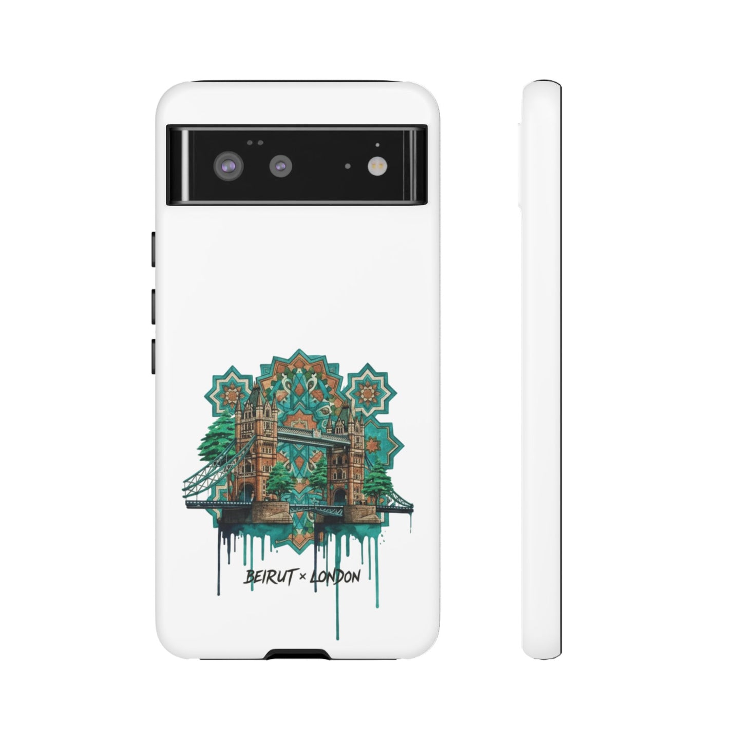 Beirut x London Ornate Phone Case — Turquoise Mosaic Gateway Design