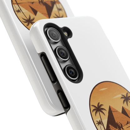 Cairo Pyramids Tough Phone Case — Vintage Egypt Travel iPhone/Android Protective Cover