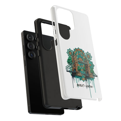 Beirut x London Ornate Phone Case — Turquoise Mosaic Gateway Design