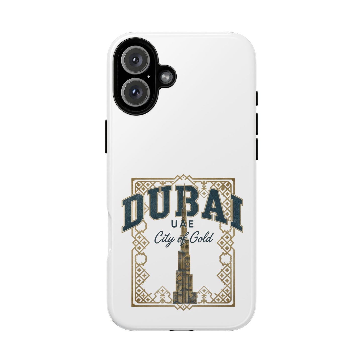 Dubai City of Gold Tough Phone Case — Protective Travel Phone Cover