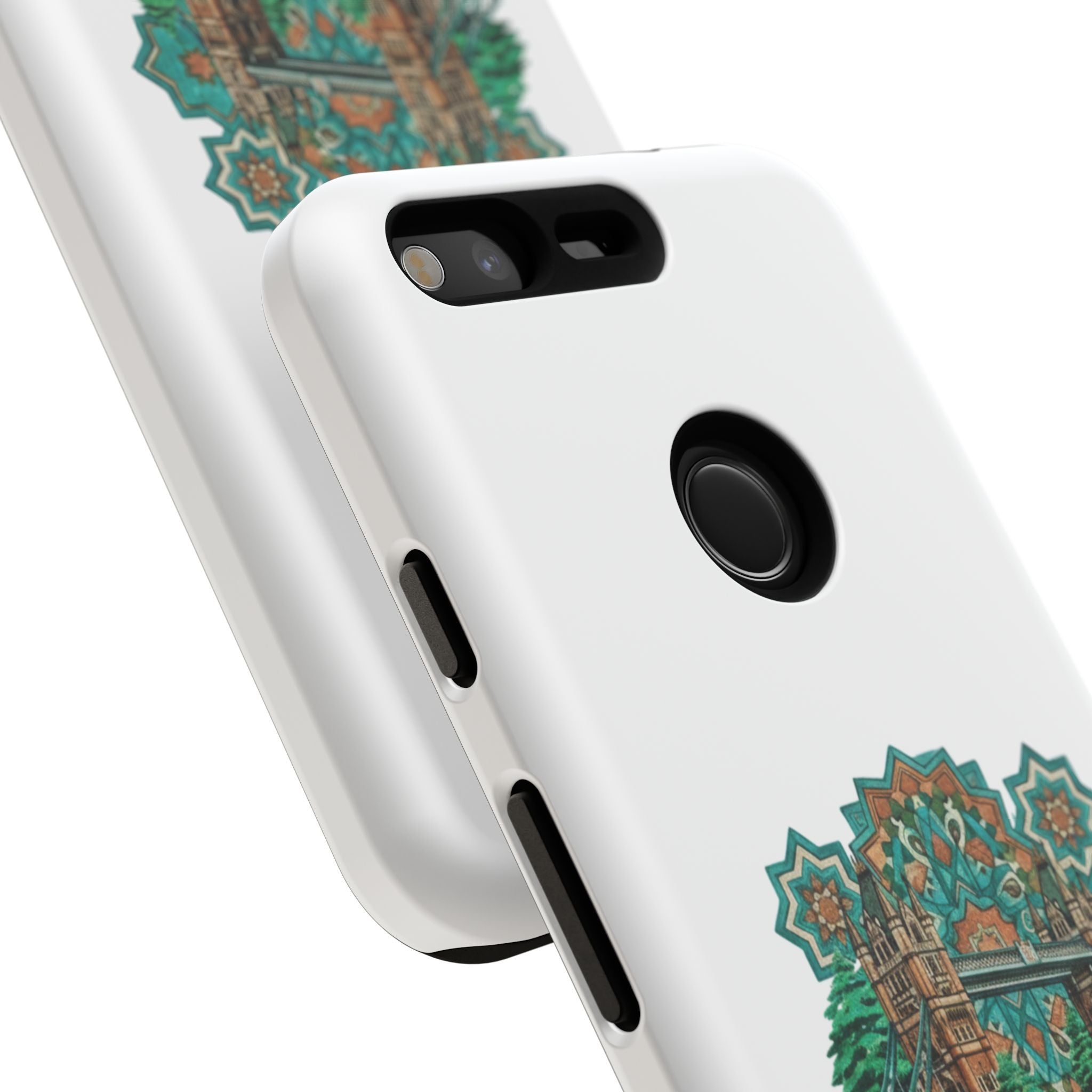 Beirut x London Ornate Phone Case — Turquoise Mosaic Gateway Design