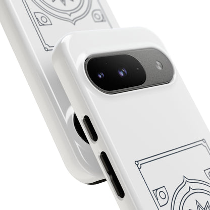 Dubai Architectural Phone Case — Minimal Souvenir Travel Design with Coordinates