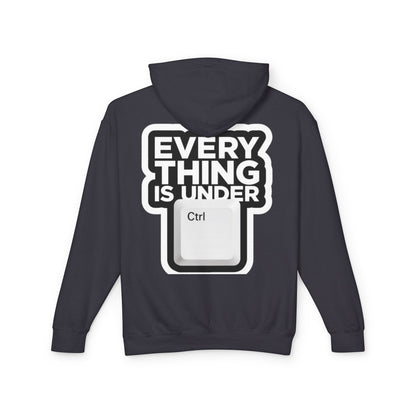 Everything Is Under Ctrl Hoodie — Funny Tech Keyboard Graphic Lightweight Hoodie