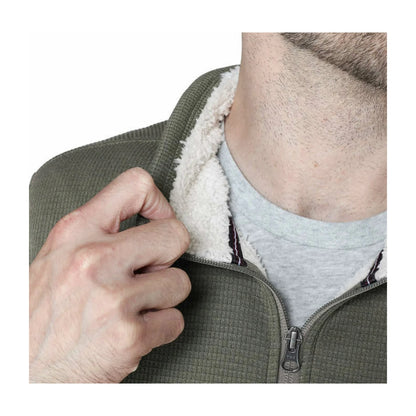 Men’s Bonded Fleece Lined , Quarter Zip Pullover Top