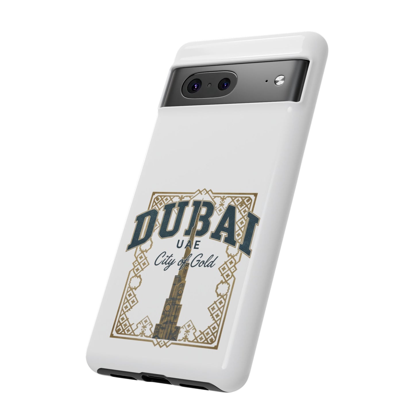 Dubai City of Gold Tough Phone Case — Protective Travel Phone Cover