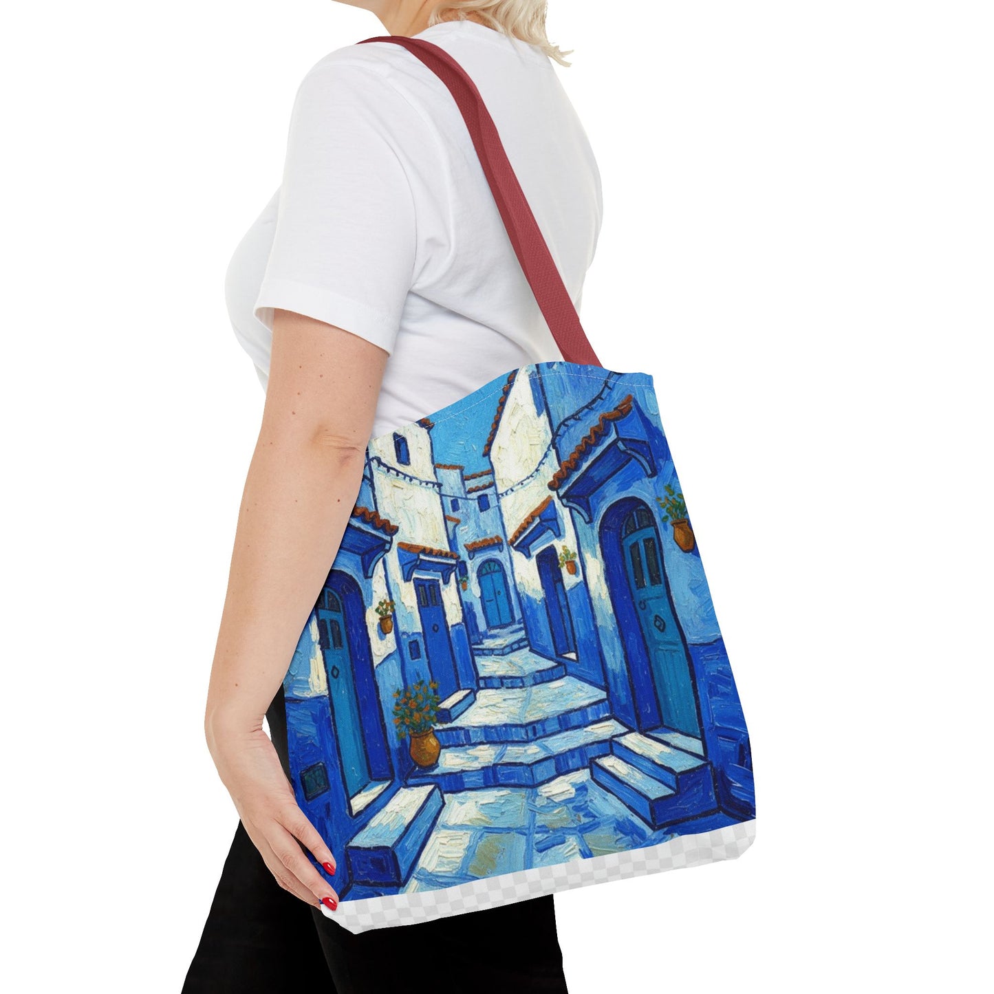 Mediterranean Blue Alley Tote
