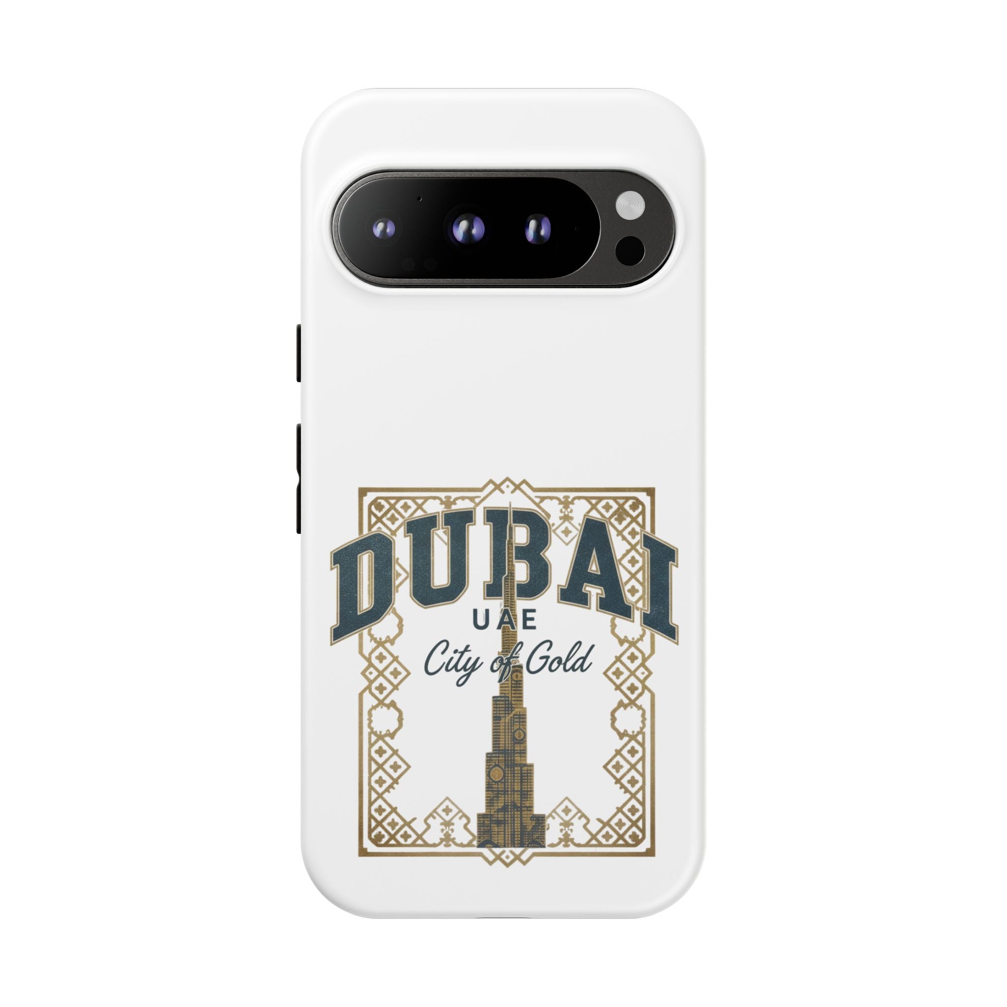 Dubai City of Gold Tough Phone Case — Protective Travel Phone Cover