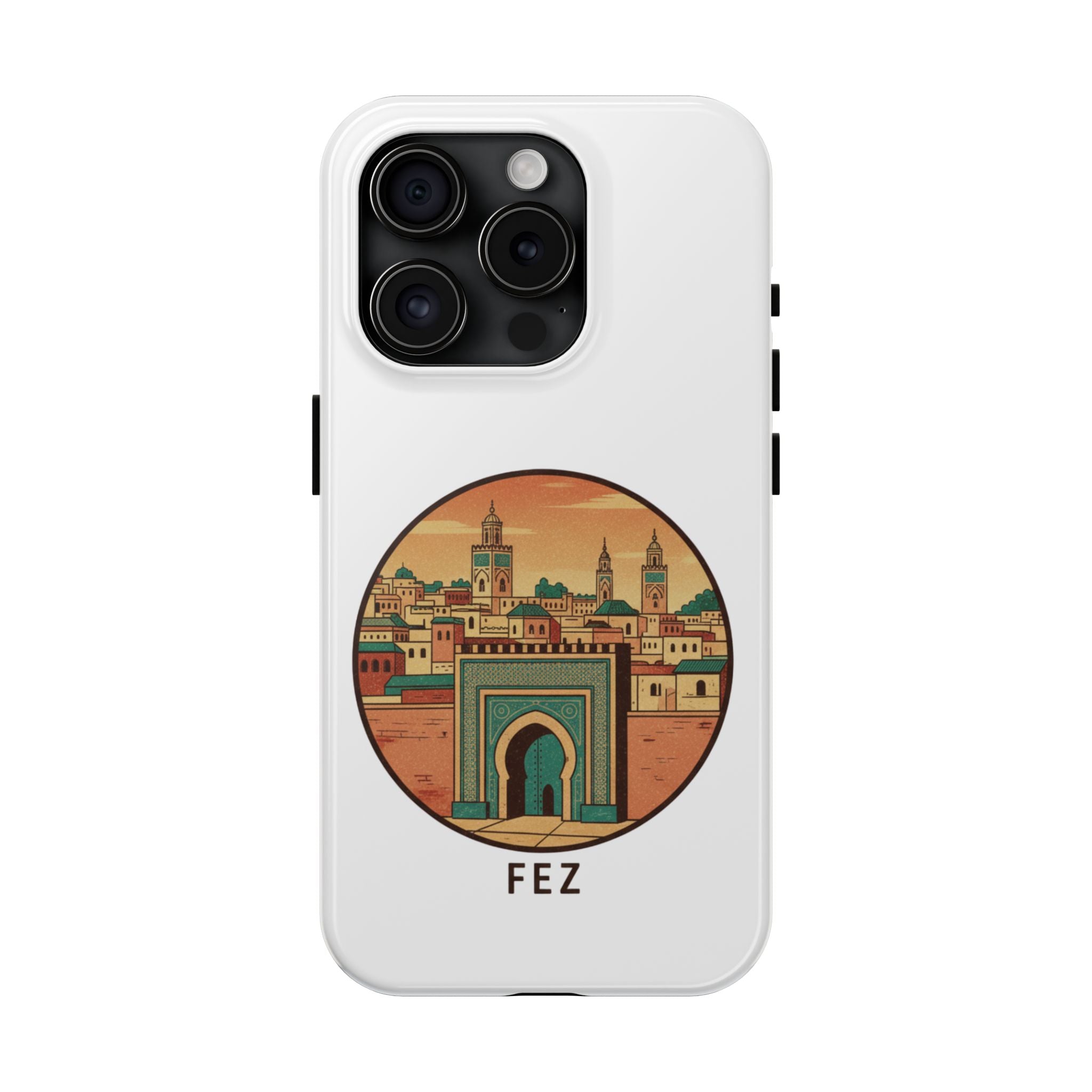 Fez City Tough Phone Case — Moroccan Archway Travel Phone Case