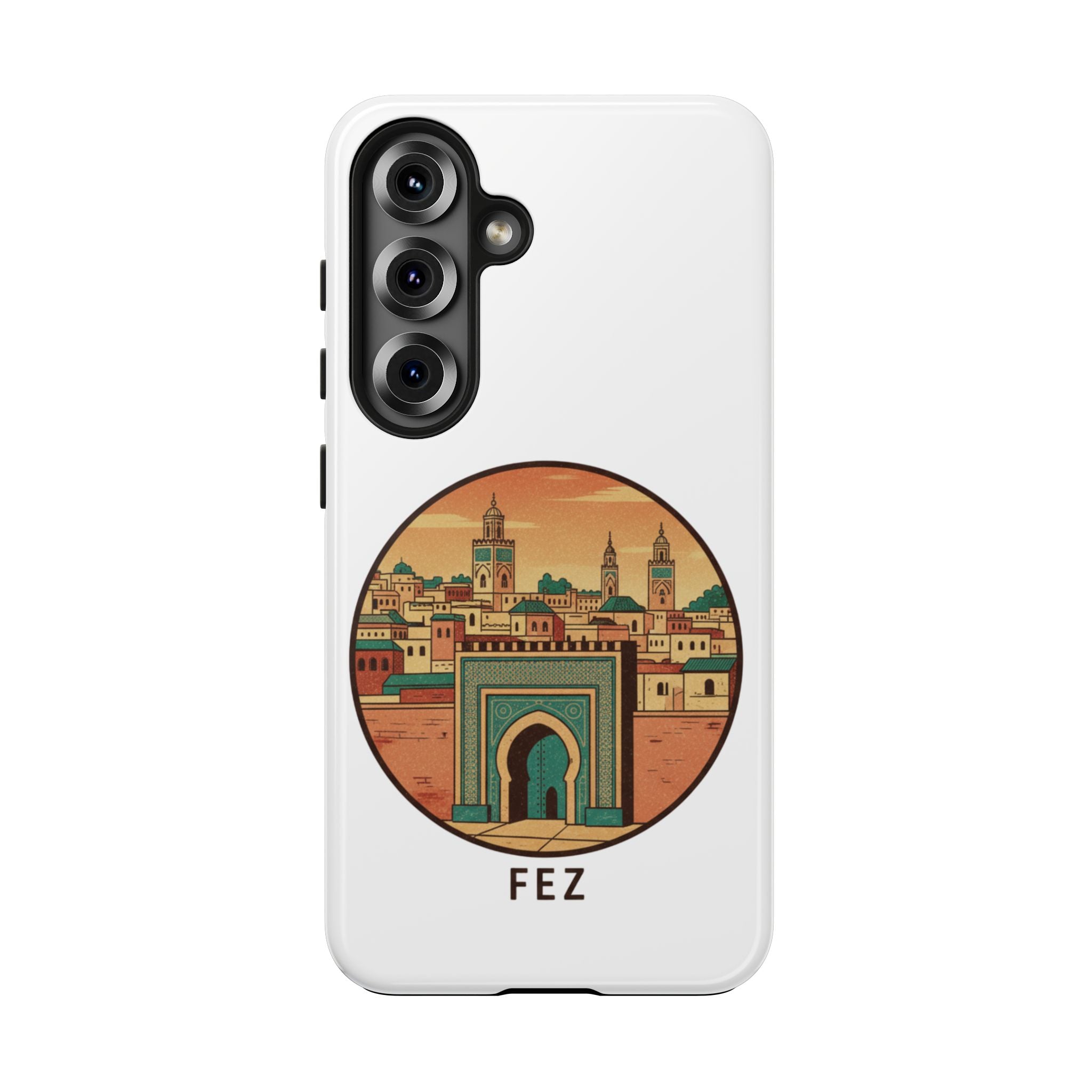 Fez City Tough Phone Case — Moroccan Archway Travel Phone Case