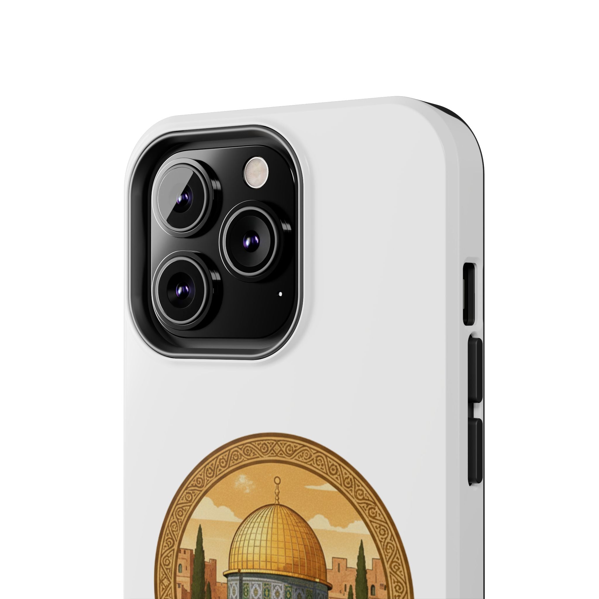Jerusalem Dome Tough Phone Case — Golden Dome of the Rock Illustration