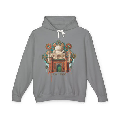 Beirut Souk Floral Hoodie — Lebanon Architectural Art Pullover