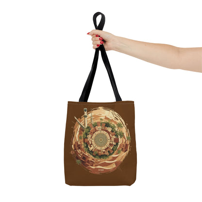 Desert Oasis Circular Art Tote