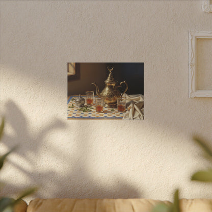 Moroccan Tea Still Life Canvas