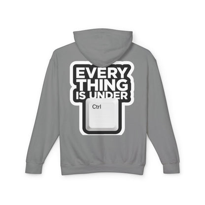Everything Is Under Ctrl Hoodie — Funny Tech Keyboard Graphic Lightweight Hoodie