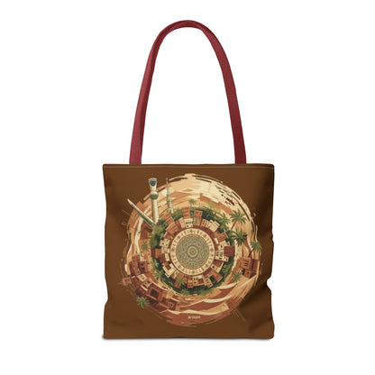 Desert Oasis Circular Art Tote