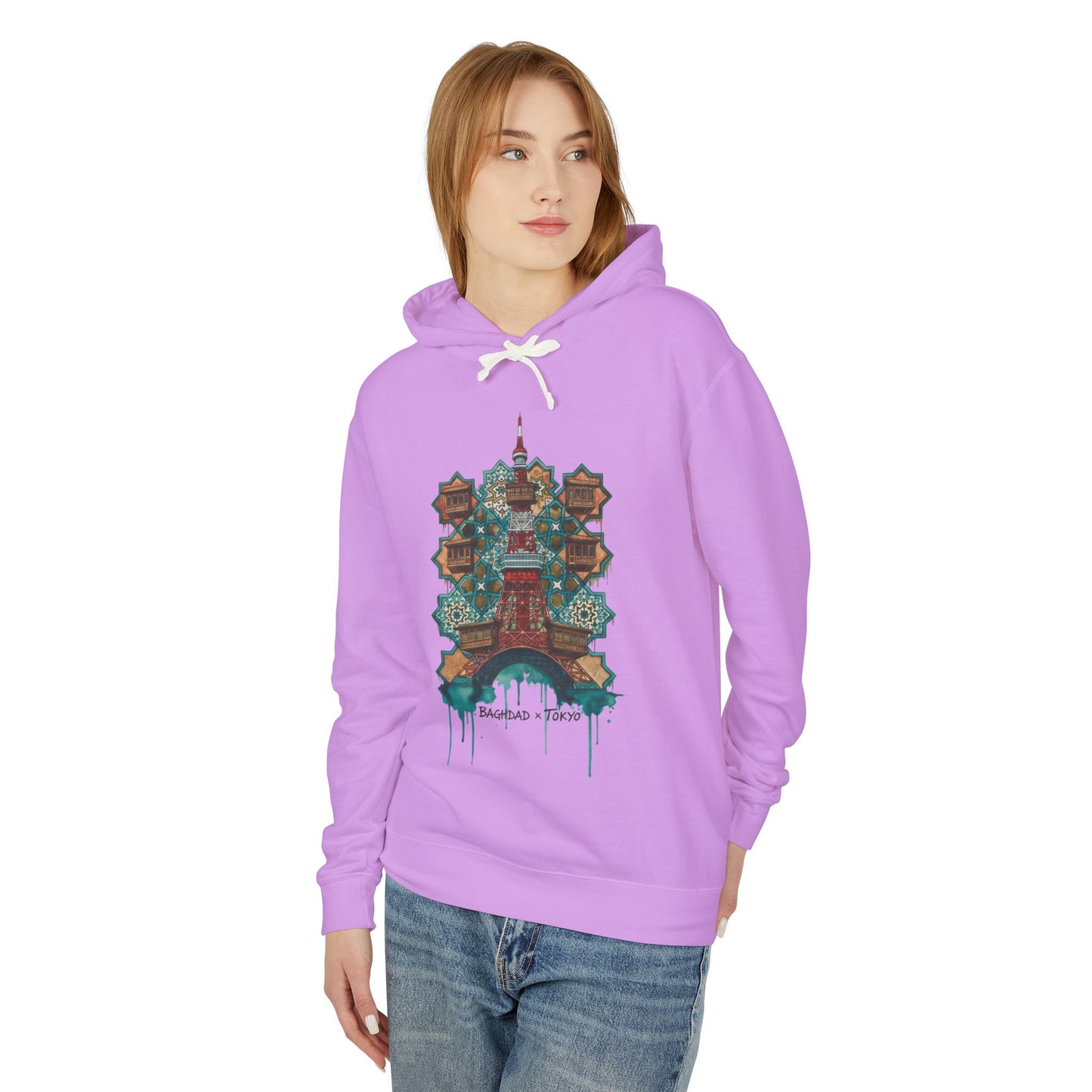 Vintage Amsterdam Canal Tower Hoodie — "Haarlem - Holland" Graphic Pullover