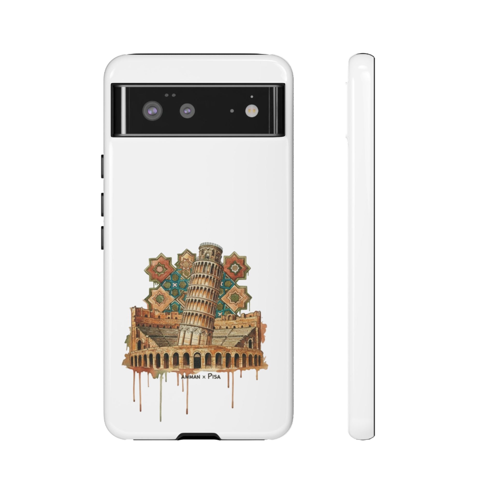 Leaning Tower Tough Phone Case — Vintage Pisa Travel Design