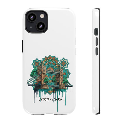 Beirut x London Ornate Phone Case — Turquoise Mosaic Gateway Design