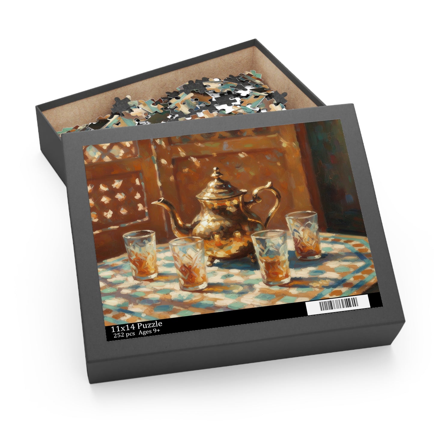 Moroccan Tea Set Puzzle — 120/252/500-Piece Decorative Jigsaw