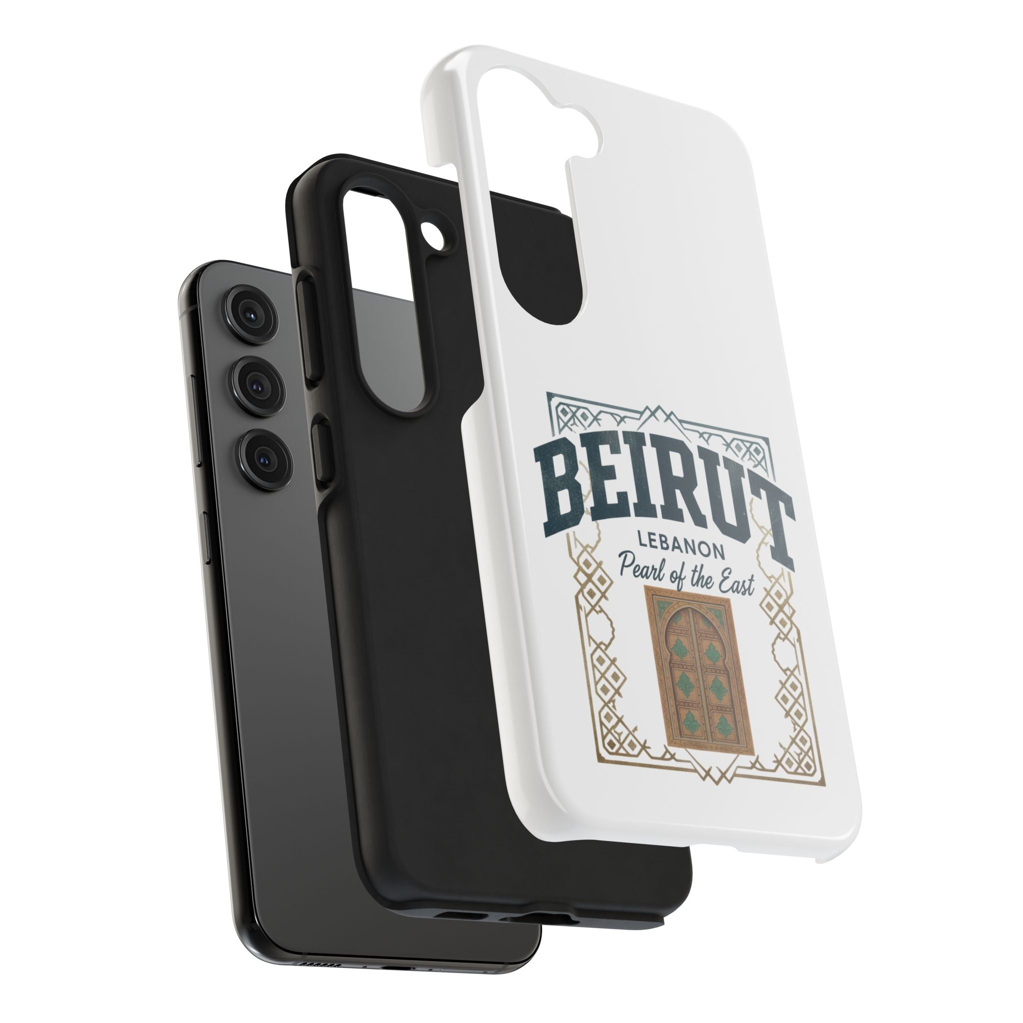 Beirut Lebanon Tough Phone Case — 'Pearl of the East' Vintage Door Design