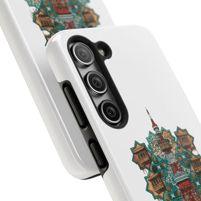 Coque de téléphone résistante — Illustration fusion Bagdad x Tokyo