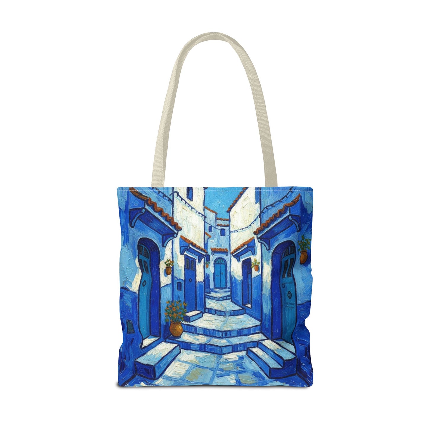 Mediterranean Blue Alley Tote