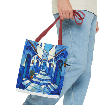 Mediterranean Blue Alley Tote