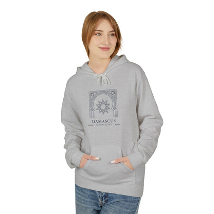 Damascus Heritage Hoodie — Minimal Middle Eastern Motif