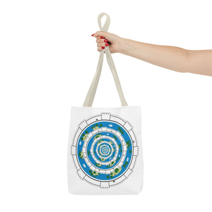 Spiral Island Tote Bag – Nautical Mandala All-Over Print Tote