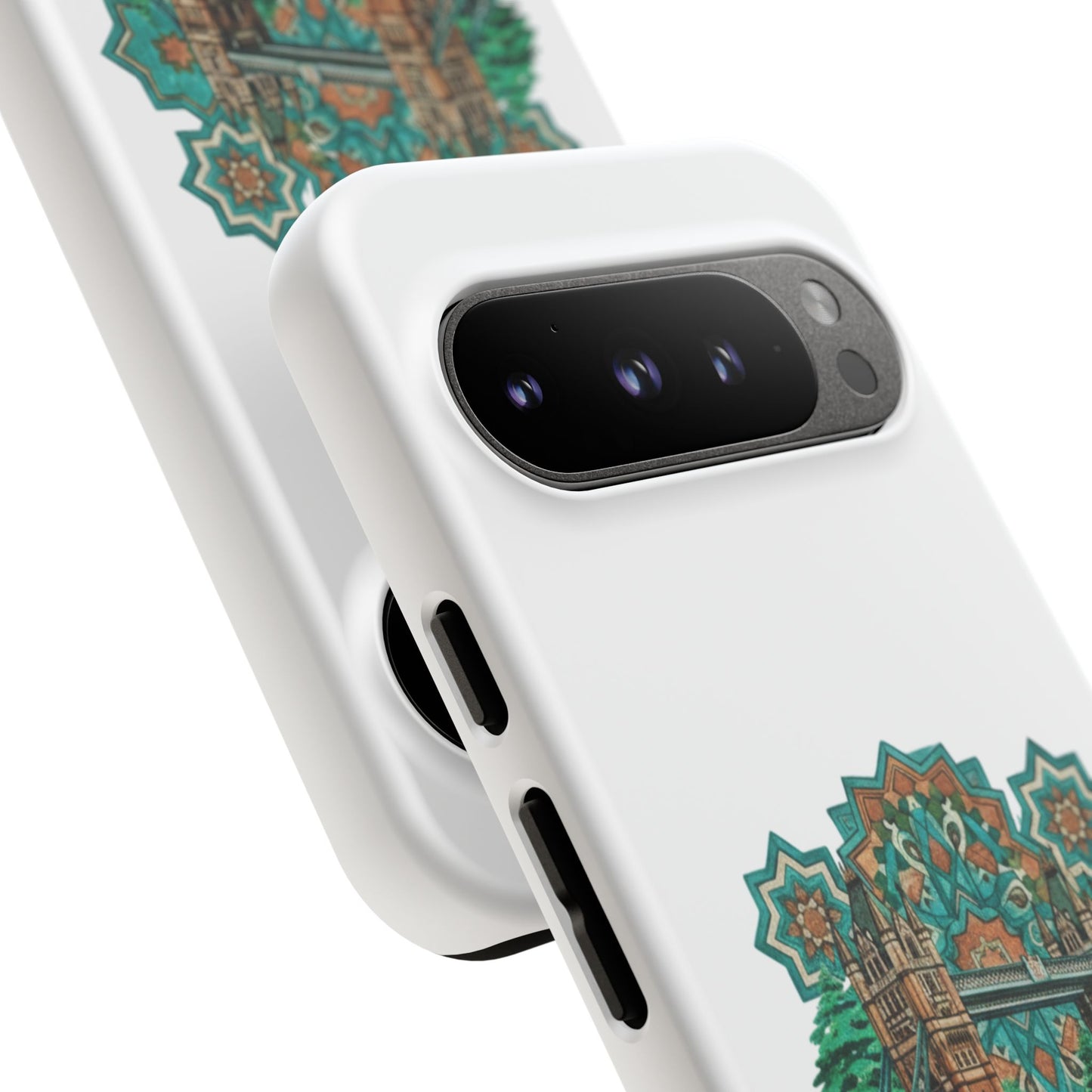 Beirut x London Ornate Phone Case — Turquoise Mosaic Gateway Design