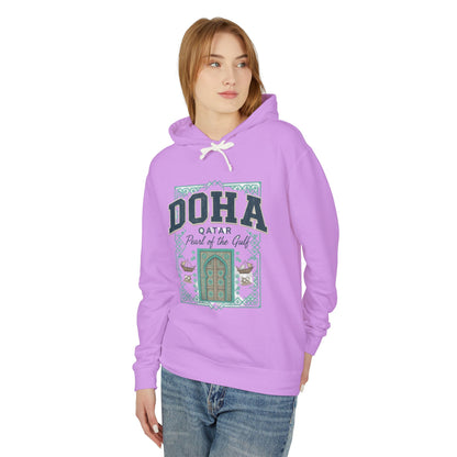 Doha Souvenir Hoodie — Qatar Pearl of the Gulf Travel Sweatshirt