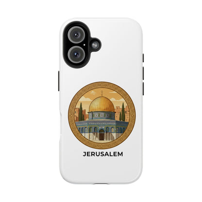 Jerusalem Dome Tough Phone Case — Golden Dome of the Rock Illustration
