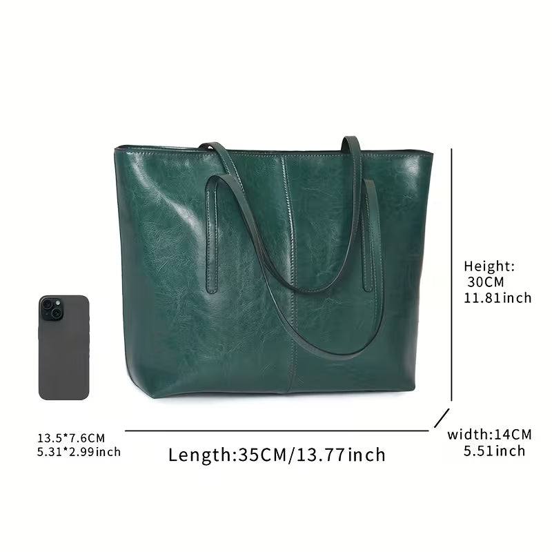Leather Beach Bag