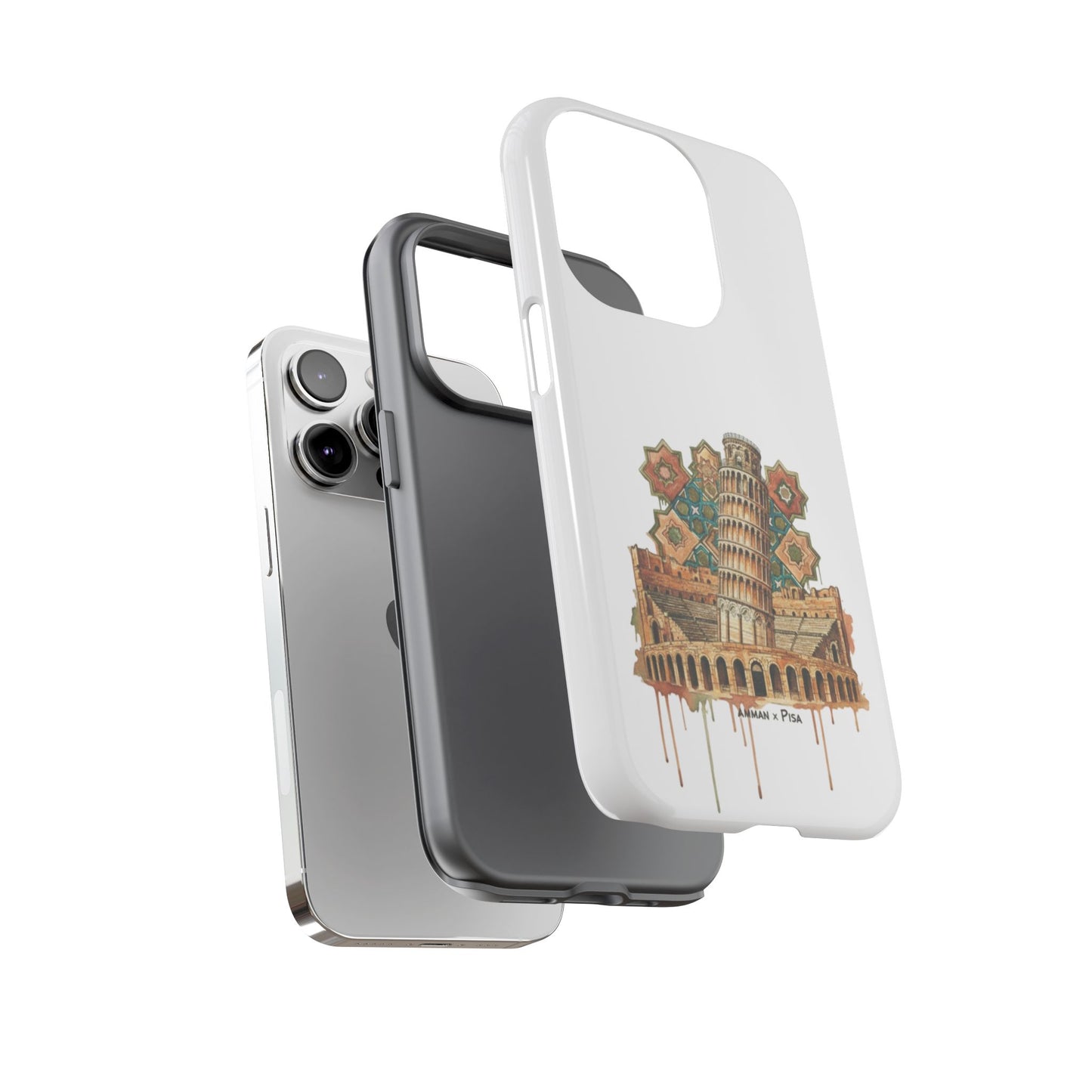 Leaning Tower Tough Phone Case — Vintage Pisa Travel Design