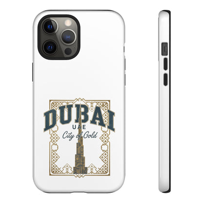 Dubai City of Gold Tough Phone Case — Protective Travel Phone Cover