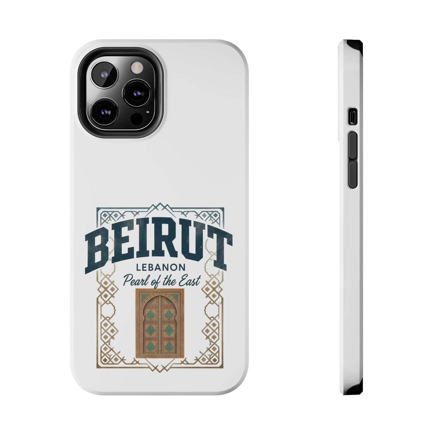 Beirut Lebanon Tough Phone Case — 'Pearl of the East' Vintage Door Design
