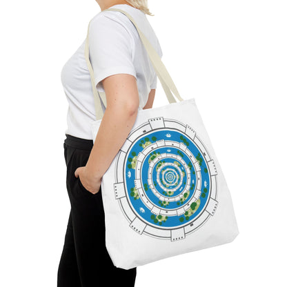 Spiral Island Tote Bag – Nautical Mandala All-Over Print Tote
