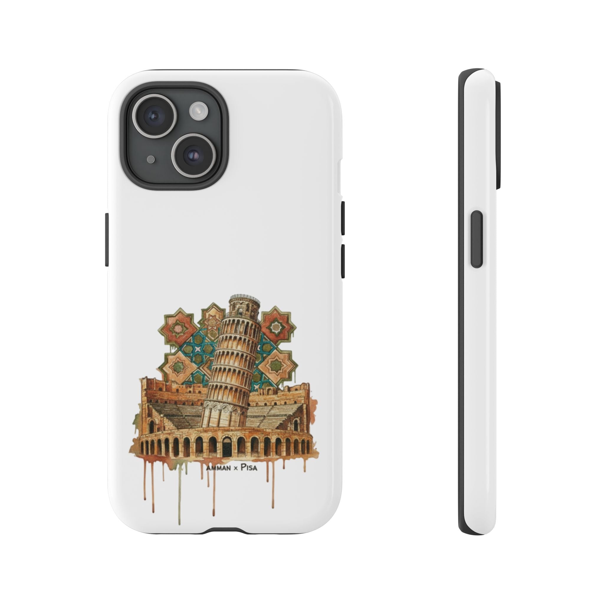 Leaning Tower Tough Phone Case — Vintage Pisa Travel Design