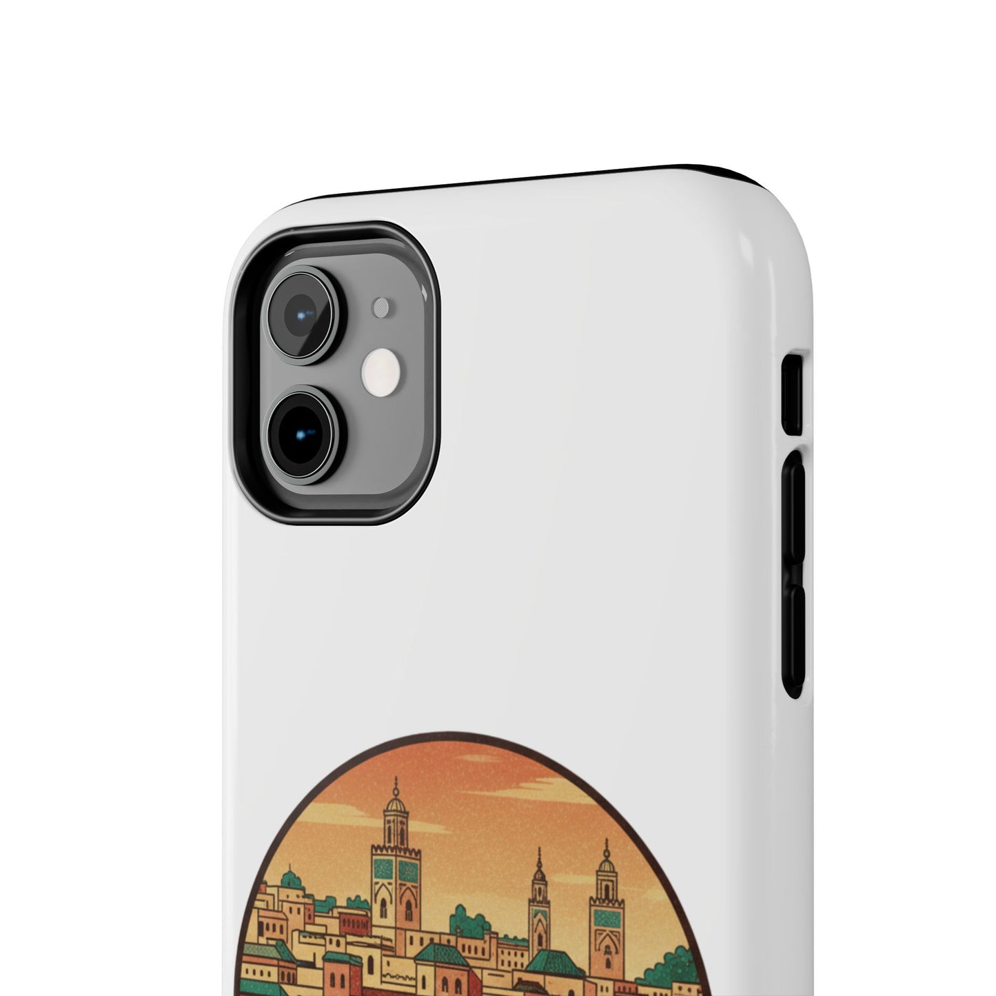 Étui de téléphone résistant Fez City — Étui de téléphone de voyage motif arche marocaine