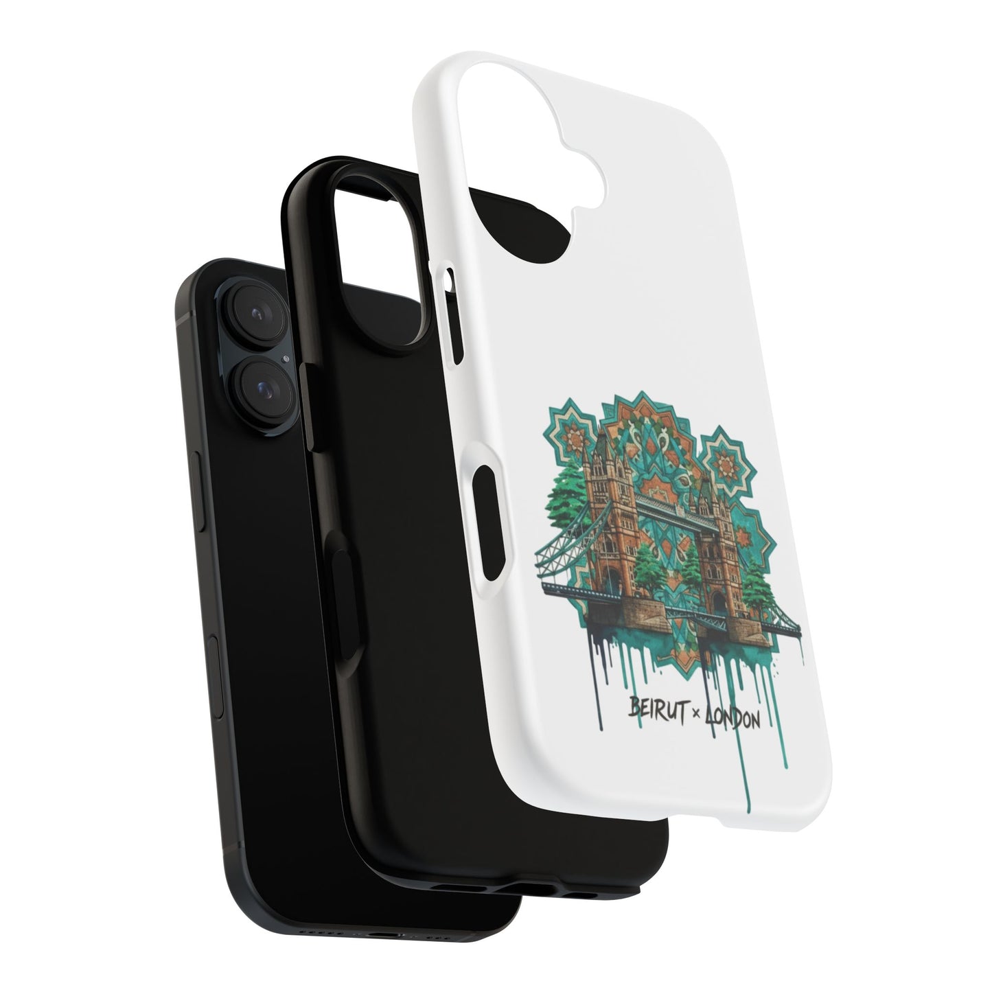 Beirut x London Ornate Phone Case — Turquoise Mosaic Gateway Design
