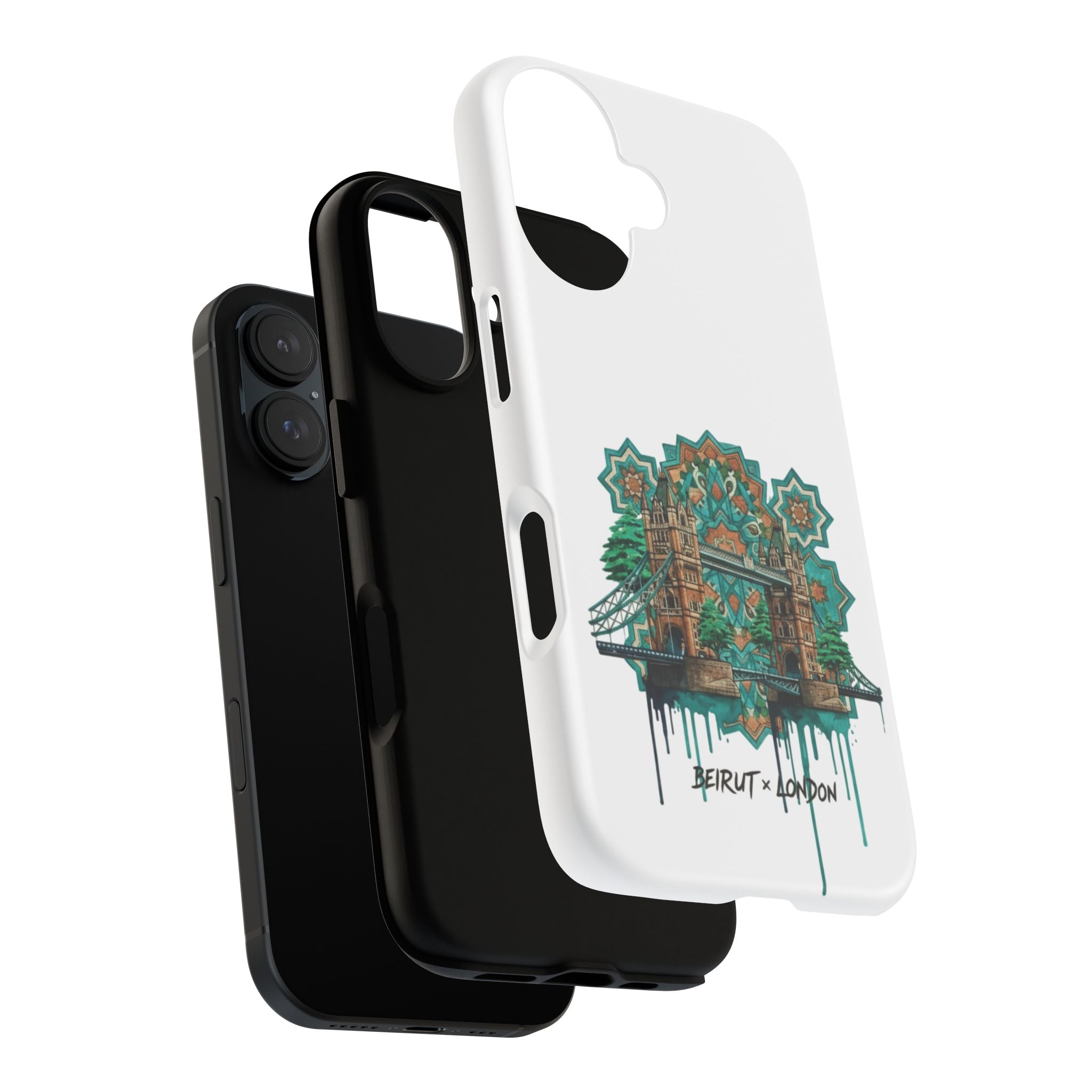 Beirut x London Ornate Phone Case — Turquoise Mosaic Gateway Design