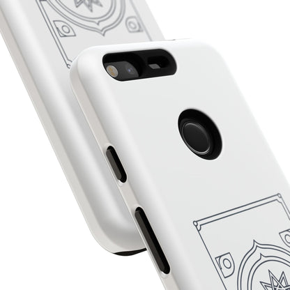 Dubai Architectural Phone Case — Minimal Souvenir Travel Design with Coordinates