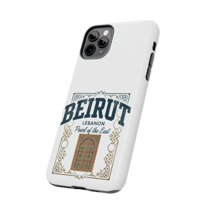 Beirut Lebanon Tough Phone Case — 'Pearl of the East' Vintage Door Design