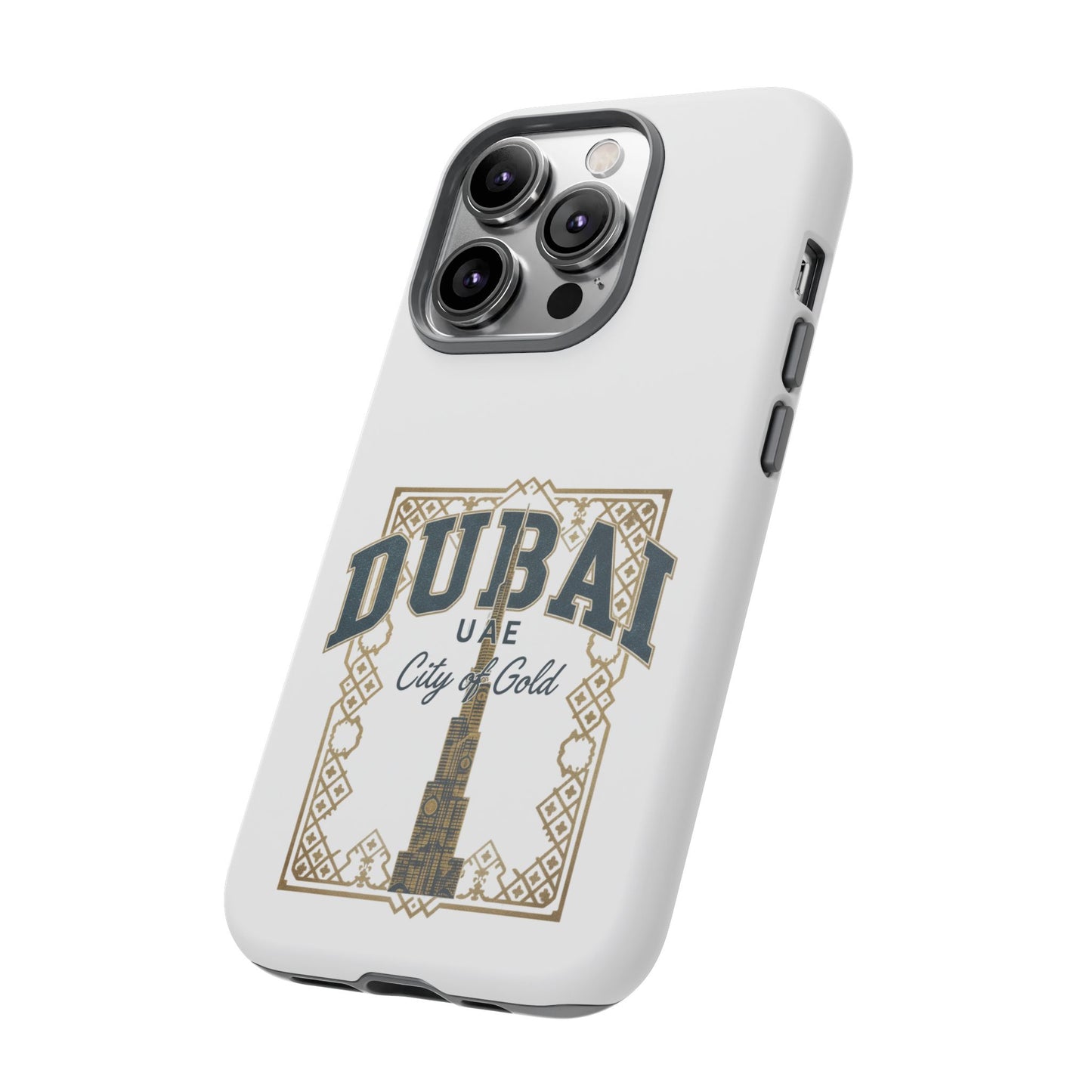 Dubai City of Gold Tough Phone Case — Protective Travel Phone Cover