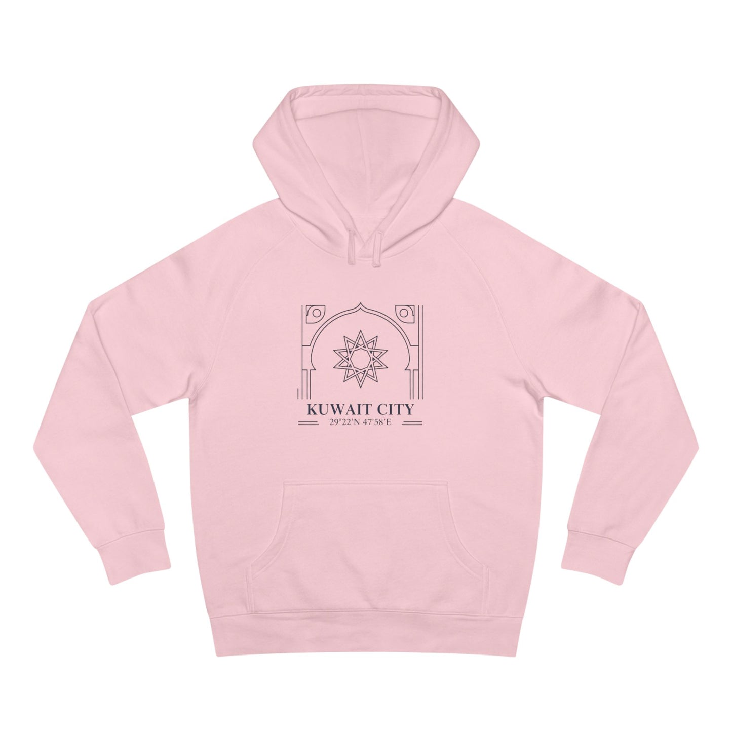 Kuwait City Architectural Hoodie — Minimalist Middle East Travel Sweatshirt