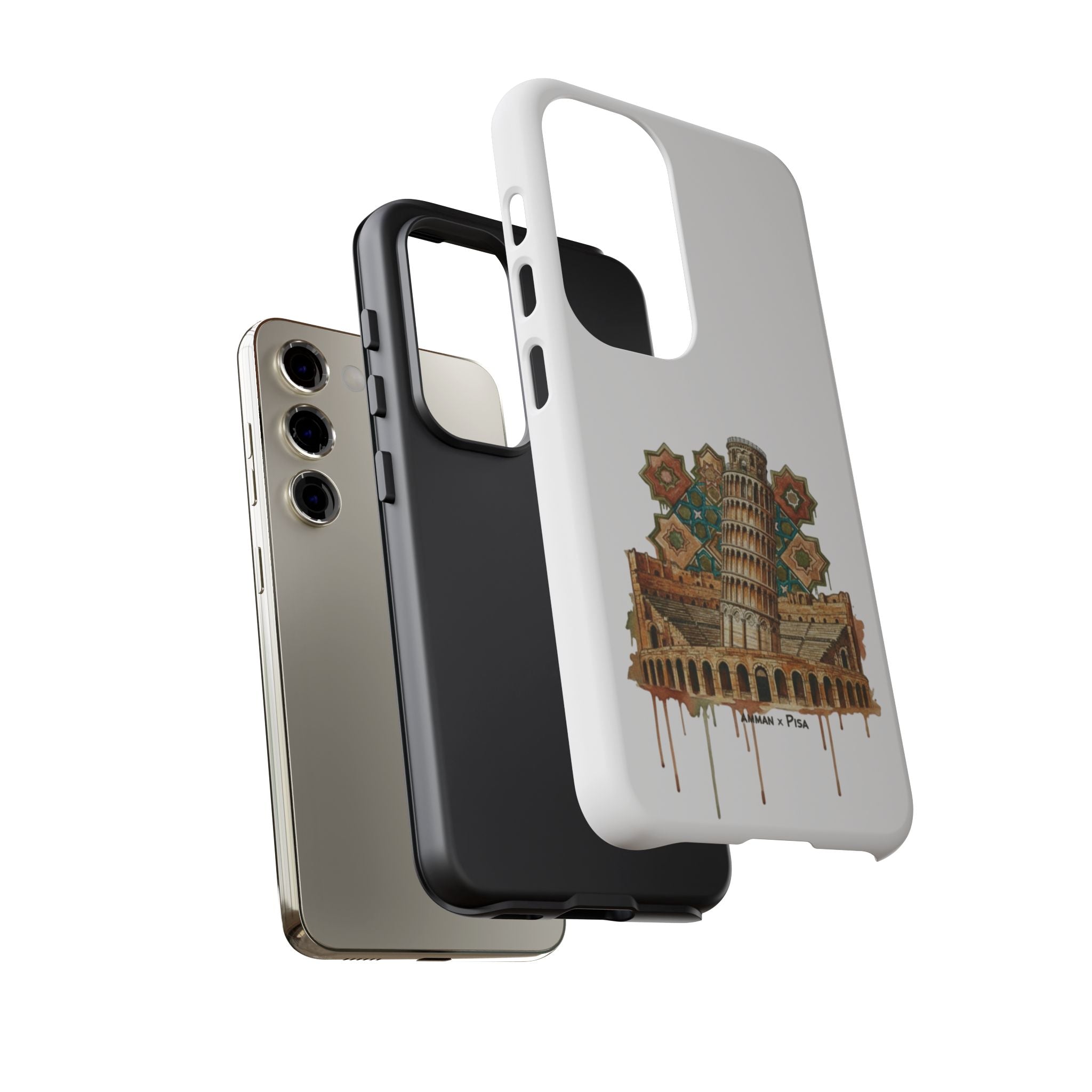 Leaning Tower Tough Phone Case — Vintage Pisa Travel Design