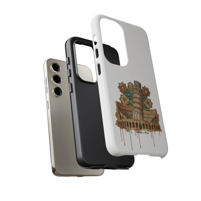 Leaning Tower Tough Phone Case — Vintage Pisa Travel Design